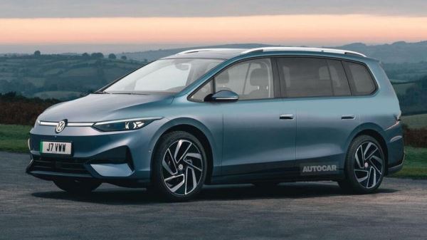 Новый Volkswagen Touran окажется электрокаром с хитрыми дверями