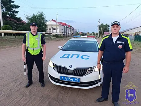 Пропала чувствительность рук: самарские полицейские помогли водителю, которому стало плохо на дороге