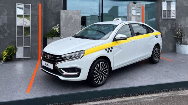 Каким на самом деле будет салон в такси Lada Aura